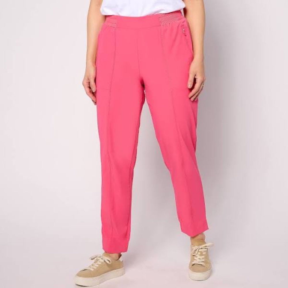 NEW Isaac Mizrahi Clubhouse ankle length athleisure pants XS
